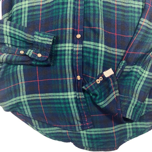 American Eagle Boyfriend Fit Women's plaid  Shirt Sz 100% Coton - Picture 9 of 16